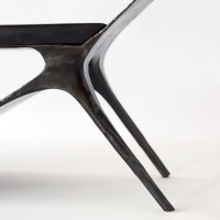 <a href="https://www.galeriegosserez.com/artistes/loellmann-valentin.html">Valentin Loellmann </a> - Steel - Etagère ovale